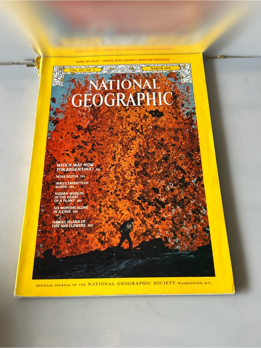 March 1975 issue of National Geographic Magazine